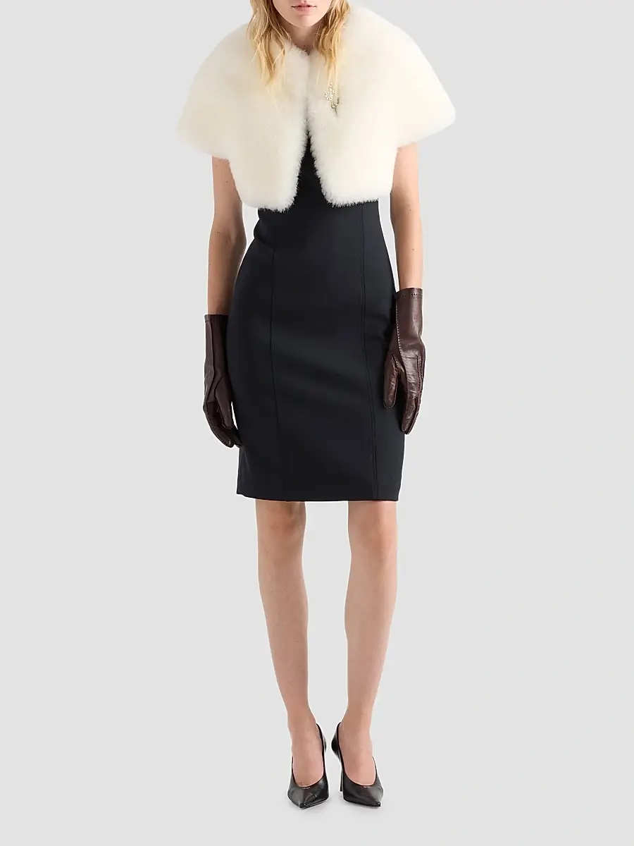 Prada Women's Stretch Fabric Dress | Thumbnail 2