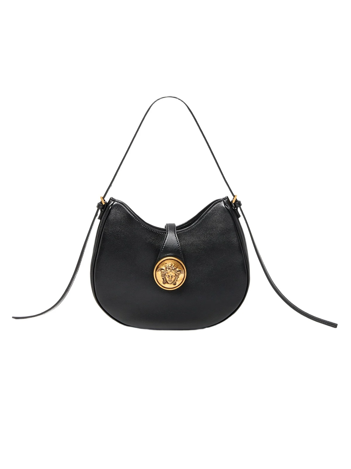 Versace Women's Medusa Small Leather Hobo Bag