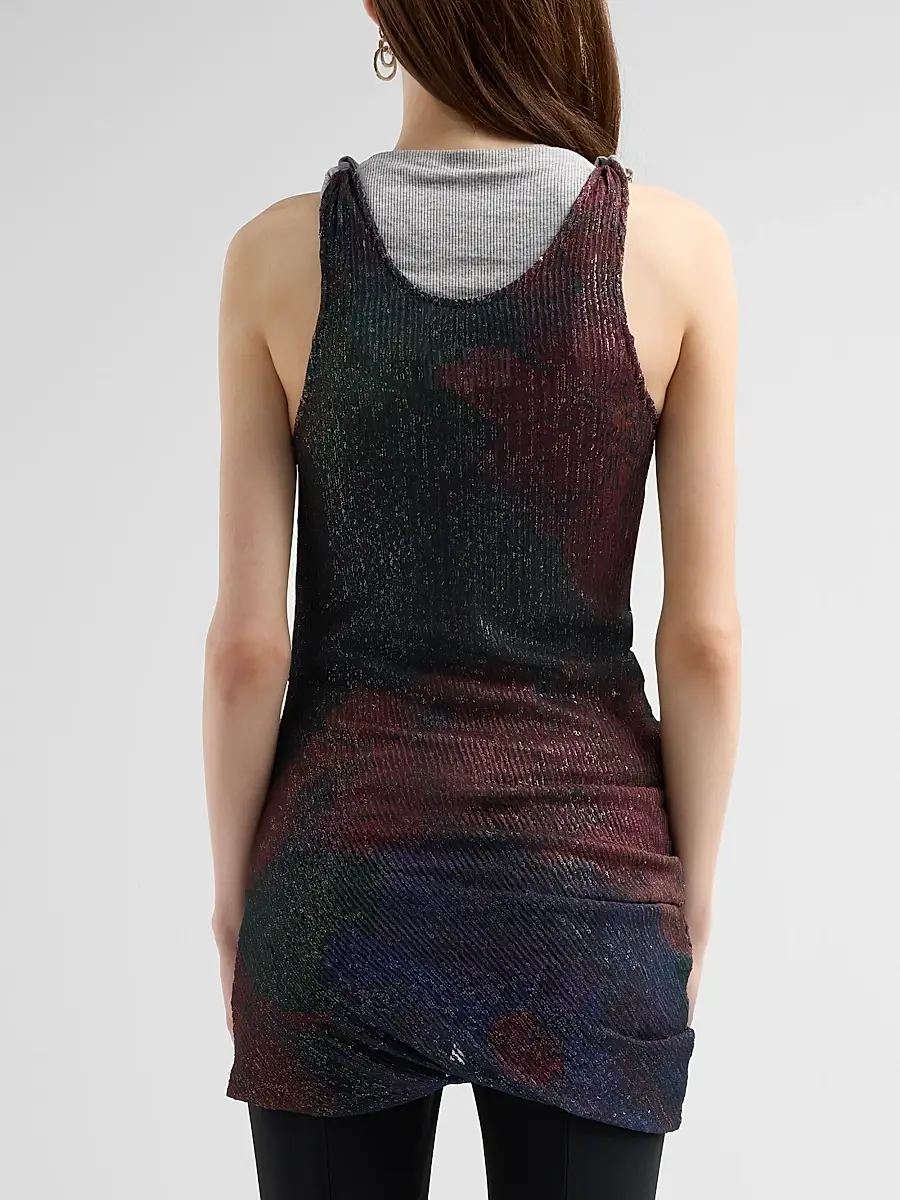 Maison Margiela Women's Sequins Draped Top | Thumbnail 3