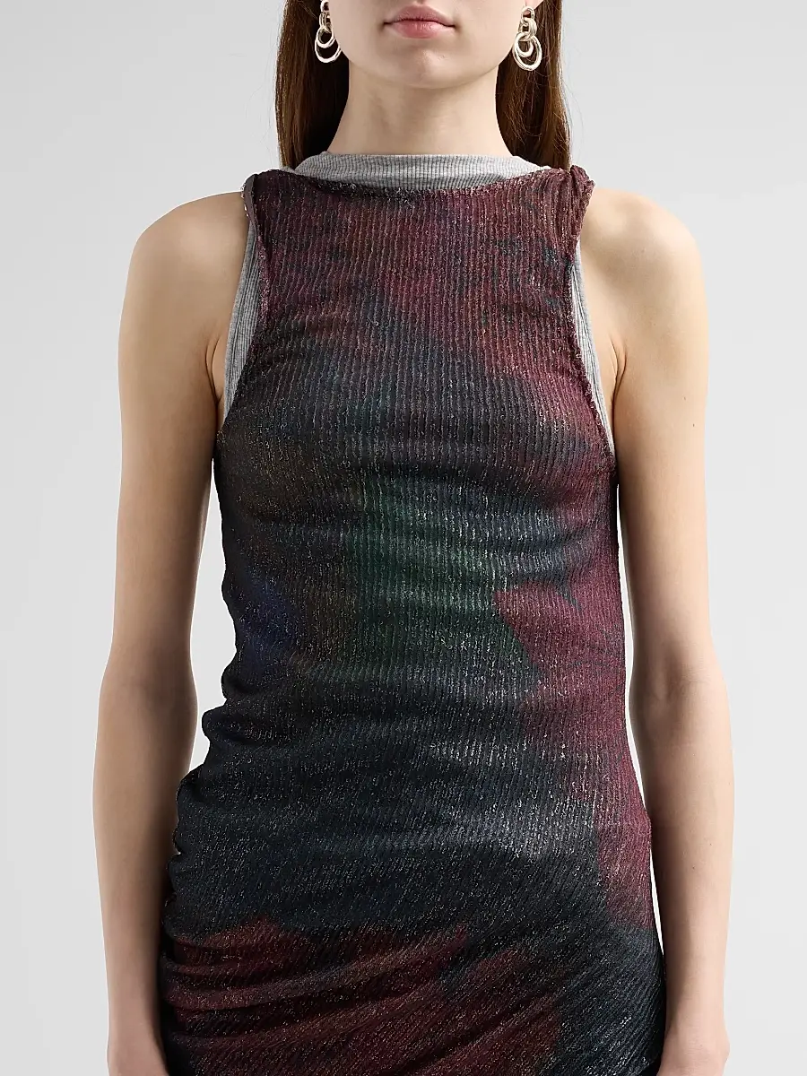Maison Margiela Women's Sequins Draped Top | Thumbnail 5