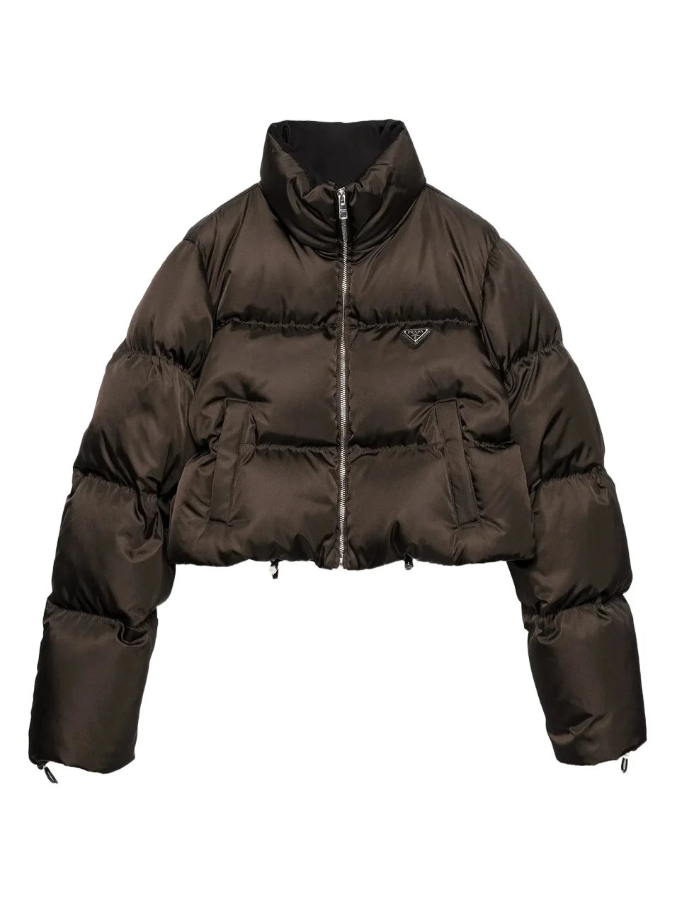Women's Cropped Nylon Down Jacket Women's Cropped Nylon Down Jacket