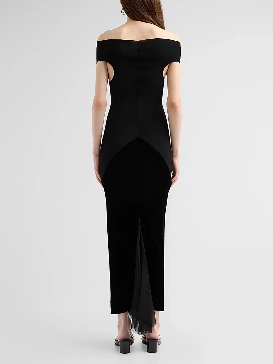 Rick Owens Women's Sliced Midi Dress | Thumbnail 3 Rick Owens Women's Sliced Midi Dress | Thumbnail 3