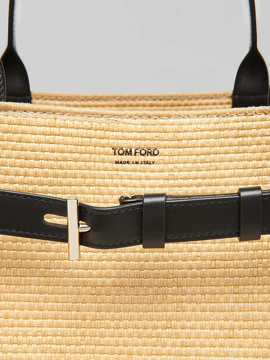 Tom Ford Women's Audrey Large Raffia Tote Bag | Thumbnail 6 Tom Ford Women's Audrey Large Raffia Tote Bag | Thumbnail 6
