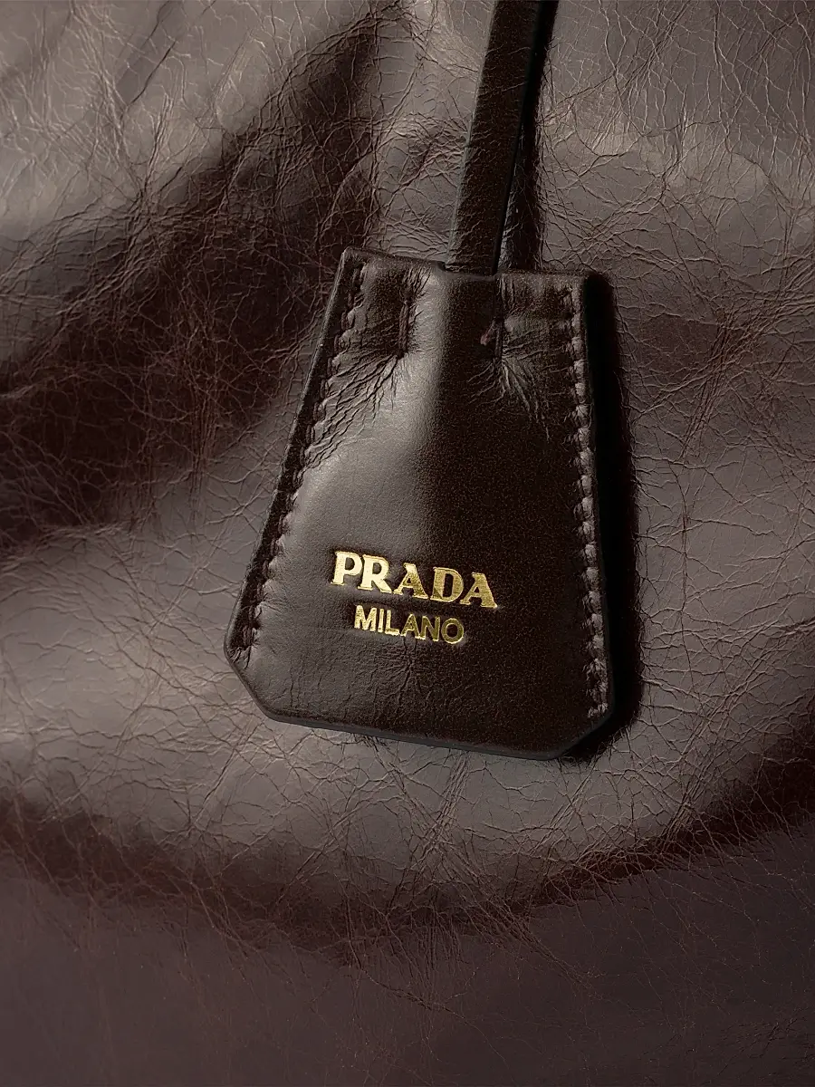 Prada Women's Bonnie Extra-Large Leather Top Handle Bag | Thumbnail 5