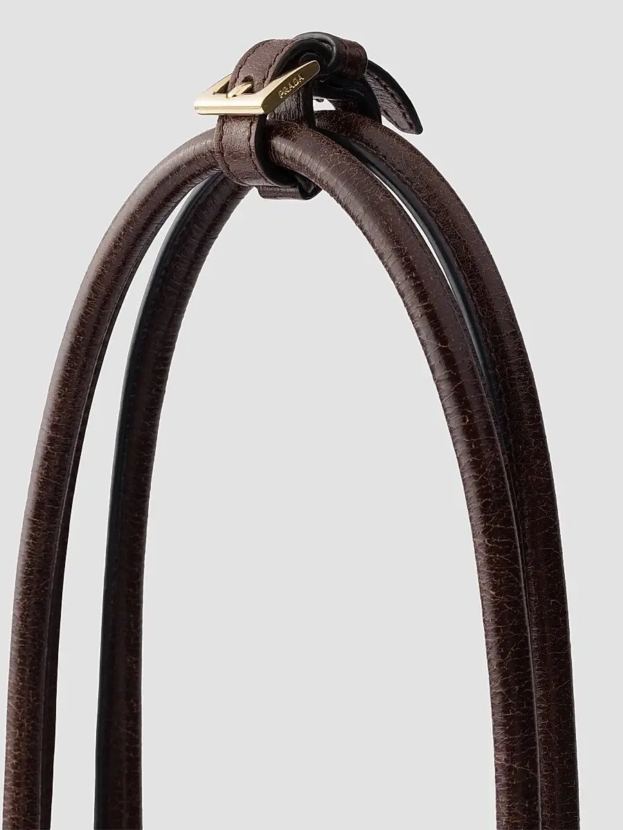 Prada Women's Bonnie Extra-Large Leather Top Handle Bag | Thumbnail 6