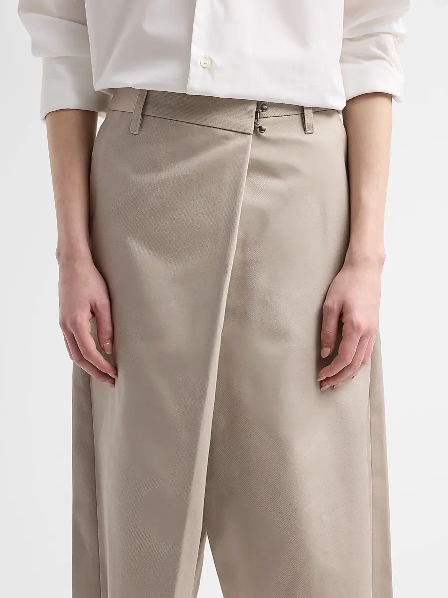 Maison Margiela Women's Cotton Twill Wrap Shorts | Thumbnail 5 Maison Margiela Women's Cotton Twill Wrap Shorts | Thumbnail 5