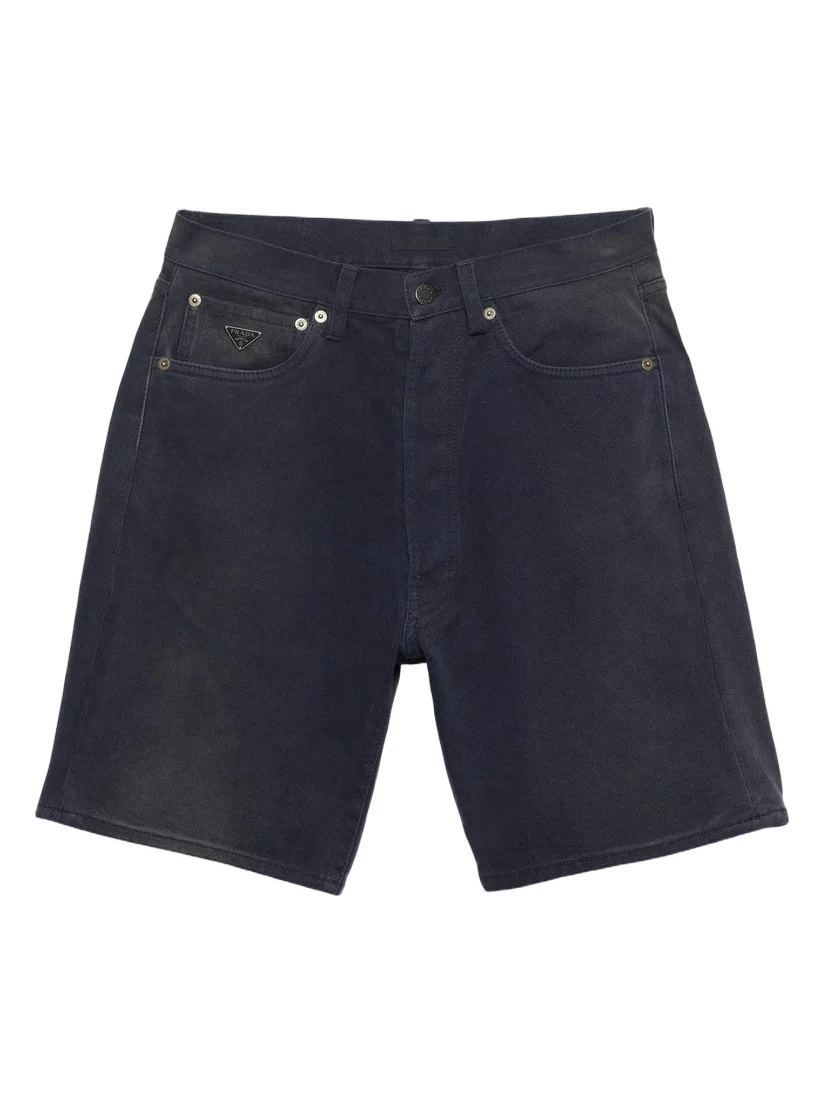 Prada Men's Denim Bermuda Shorts