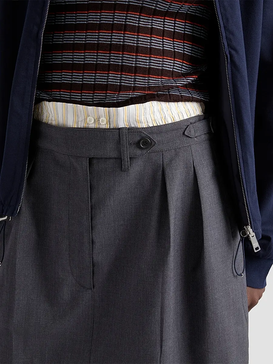 Prada Women's Light Mohair Mini Skirt | Thumbnail 6 Prada Women's Light Mohair Mini Skirt | Thumbnail 6