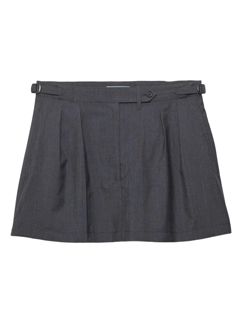 Prada Women's Light Mohair Mini Skirt