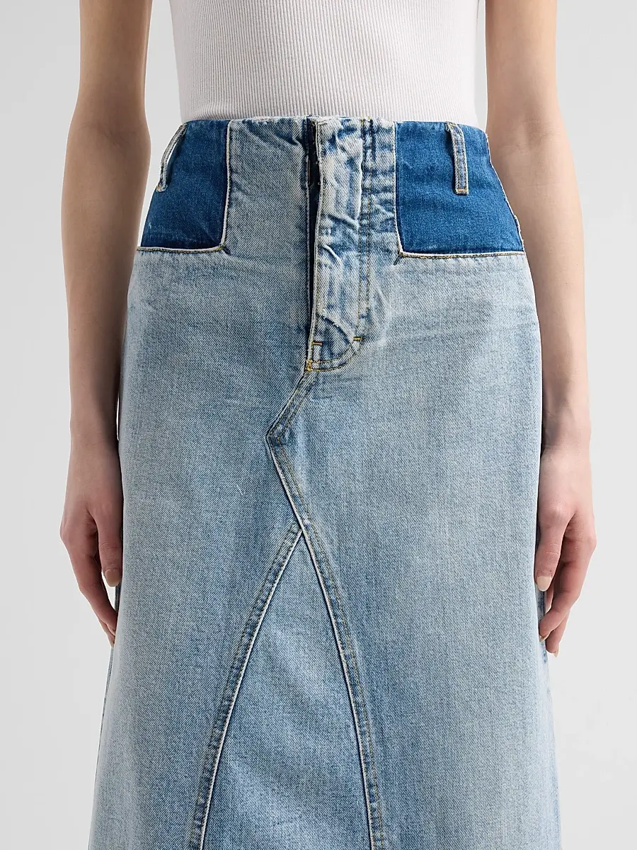 Maison Margiela Women's Waistless Denim Maxi Skirt | Thumbnail 5 Maison Margiela Women's Waistless Denim Maxi Skirt | Thumbnail 5