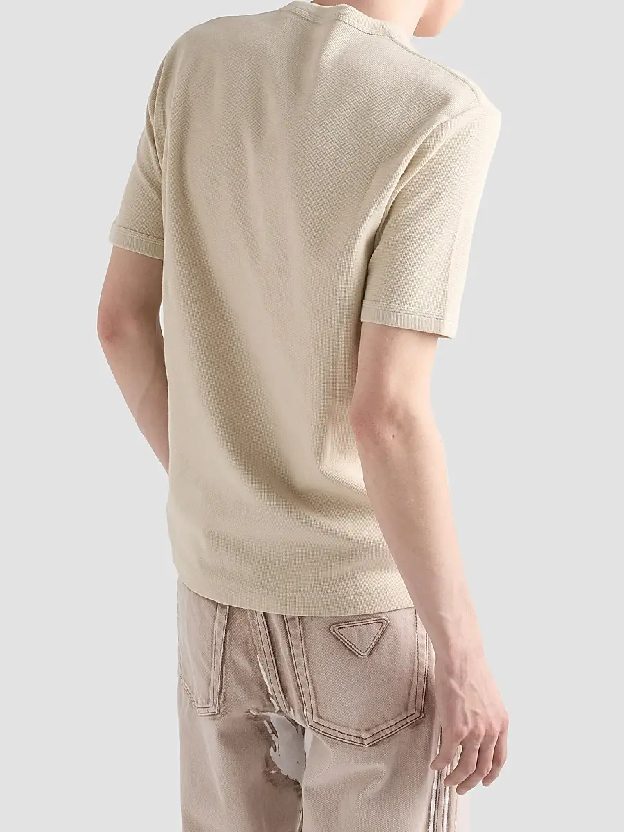 Prada Men's Cotton T-Shirt | Thumbnail 5 Prada Men's Cotton T-Shirt | Thumbnail 5