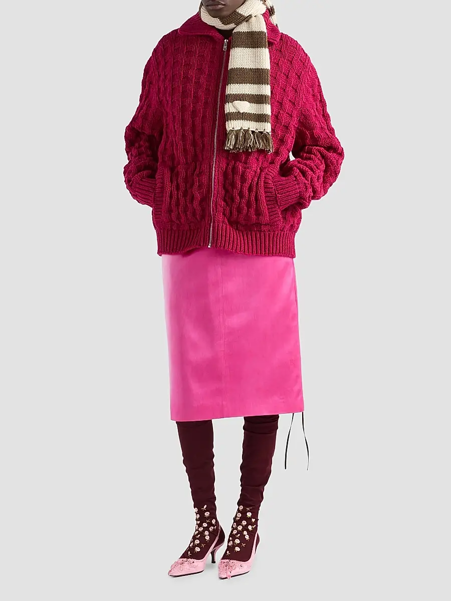 Prada Women's Wool Cardigan | Thumbnail 2 Prada Women's Wool Cardigan | Thumbnail 2