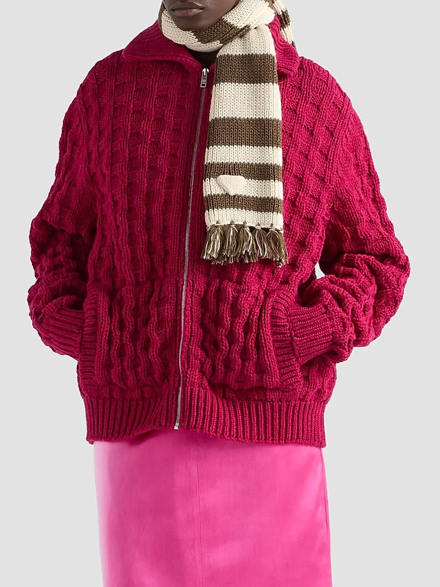 Prada Women's Wool Cardigan | Thumbnail 3 Prada Women's Wool Cardigan | Thumbnail 3