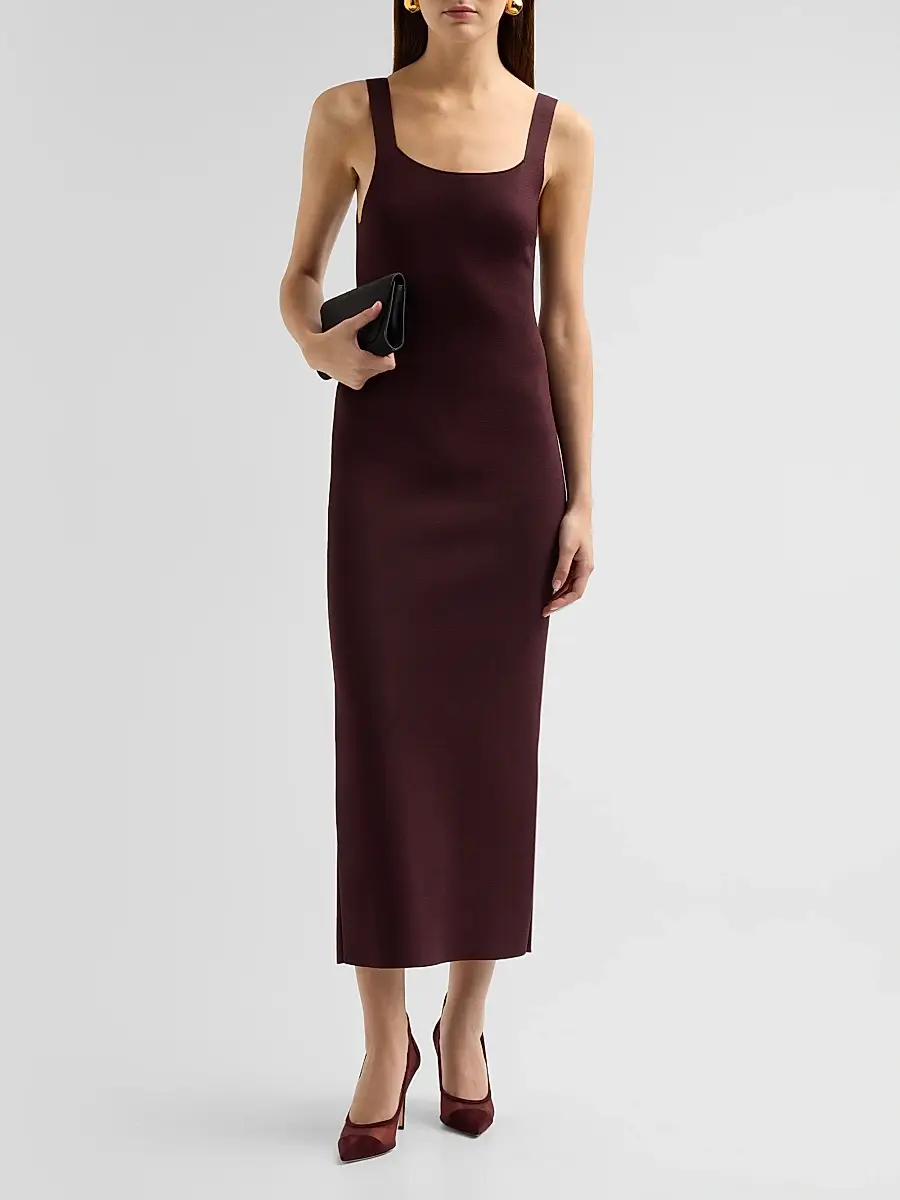 Gianvito Rossi Women's 95MM Mesh & Suede Pumps - Dark Red | Thumbnail 3 Gianvito Rossi Women's 95MM Mesh & Suede Pumps - Dark Red | Thumbnail 3