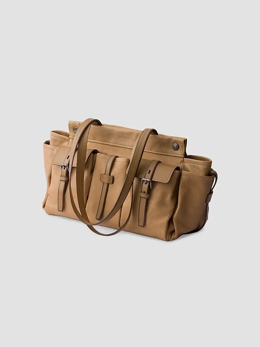 Prada Women's Route Large Leather Tote Bag | Thumbnail 3 Prada Women's Route Large Leather Tote Bag | Thumbnail 3