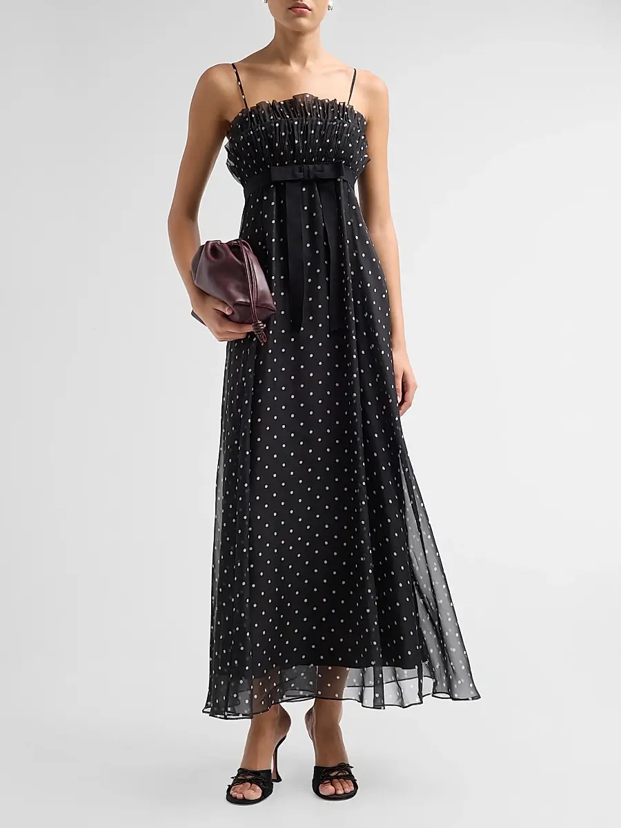 Zimmermann Women's Frill Pleated Maxi Dress | Thumbnail 2