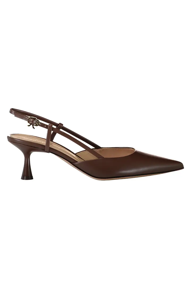 Gianvito Rossi Ascent Slingback 55 - Brown | Image 1 Gianvito Rossi Ascent Slingback 55 - Brown | Image 1