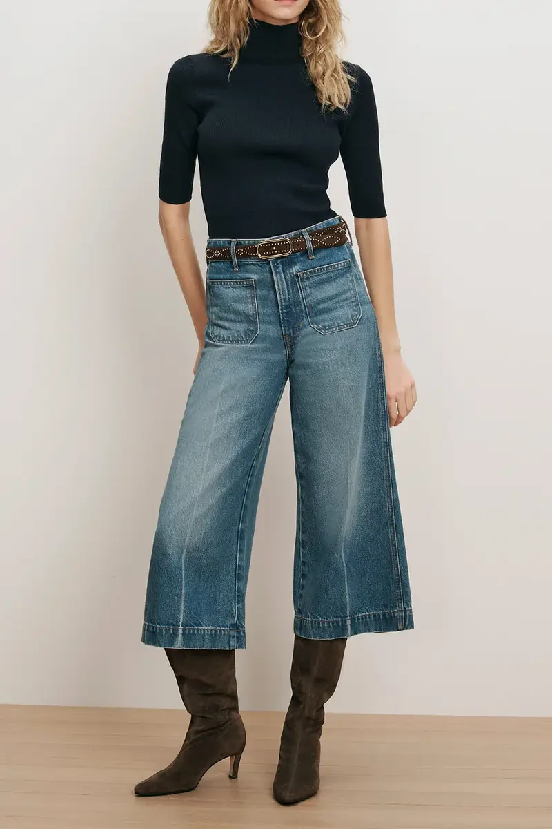 Veronica Beard Marlowe Patch Pocket Jean | Thumbnail 2 Veronica Beard Marlowe Patch Pocket Jean | Thumbnail 2