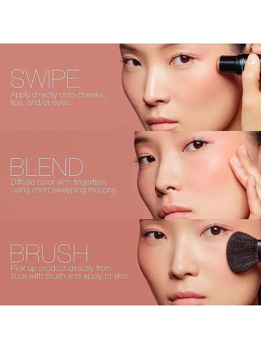 NARS The Multiple Soft Blur Blush Stick for Cheeks, Eyes & Lips - Fierce | Thumbnail 9 NARS The Multiple Soft Blur Blush Stick for Cheeks, Eyes & Lips - Fierce | Thumbnail 9