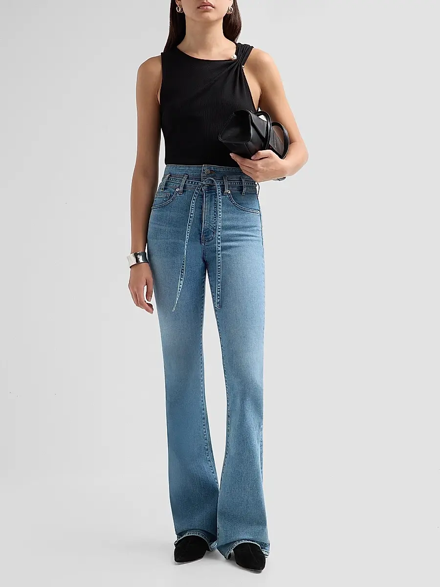 Veronica Beard Women's Deylin Stretch-Cotton Asymmetric Top | Thumbnail 2 Veronica Beard Women's Deylin Stretch-Cotton Asymmetric Top | Thumbnail 2