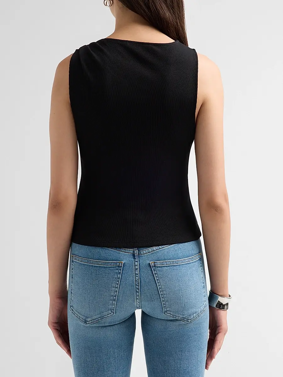 Veronica Beard Women's Deylin Stretch-Cotton Asymmetric Top | Thumbnail 3 Veronica Beard Women's Deylin Stretch-Cotton Asymmetric Top | Thumbnail 3