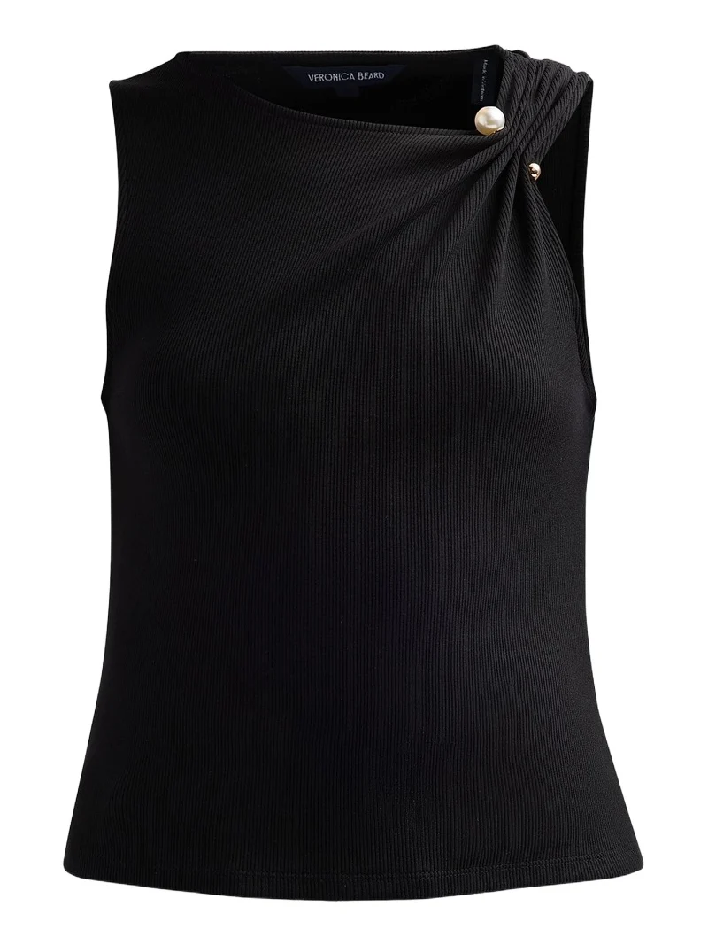 Women's Deylin Stretch-Cotton Asymmetric Top