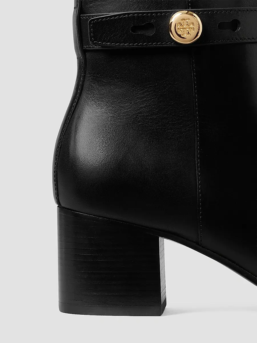 Tory Burch Women's Romy 50MM Leather Ankle Boots | Thumbnail 3 Tory Burch Women's Romy 50MM Leather Ankle Boots | Thumbnail 3