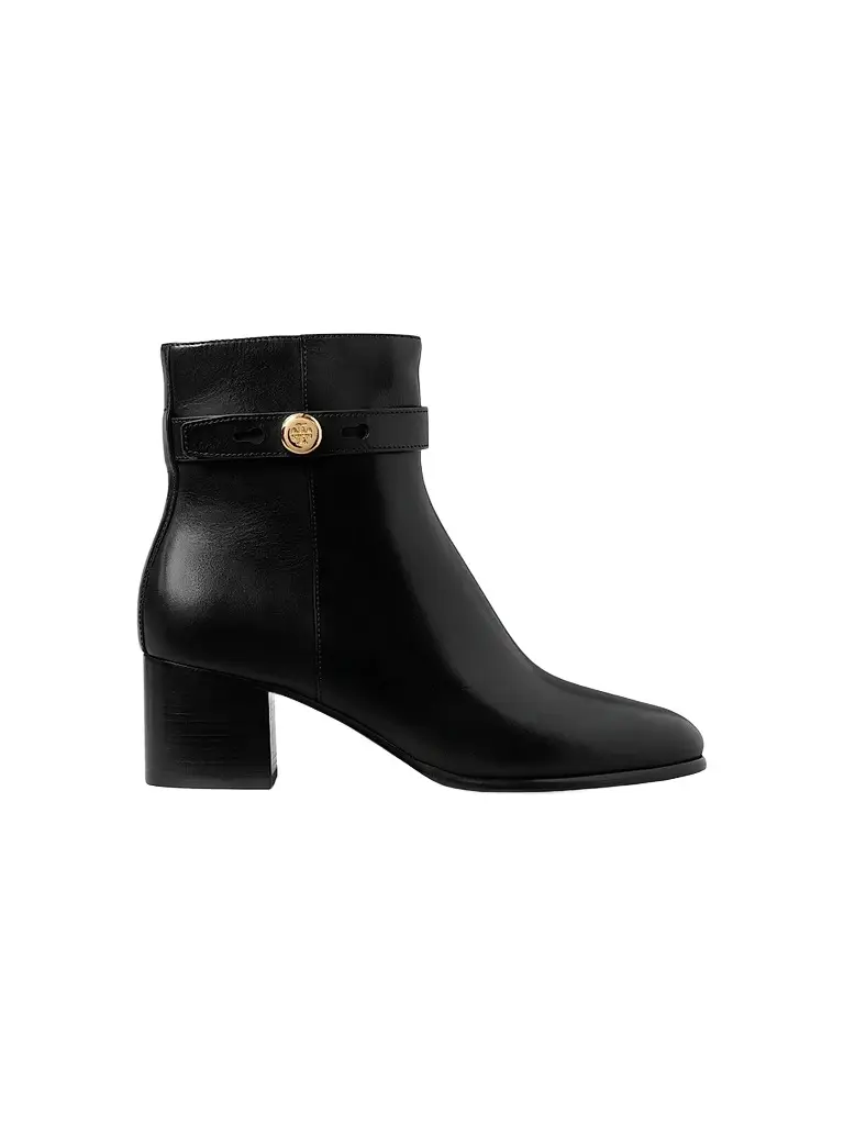 Tory Burch Women's Romy 50MM Leather Ankle Boots