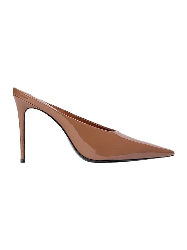 Black Suede Studio Women's Fallon 100MM Patent Pumps