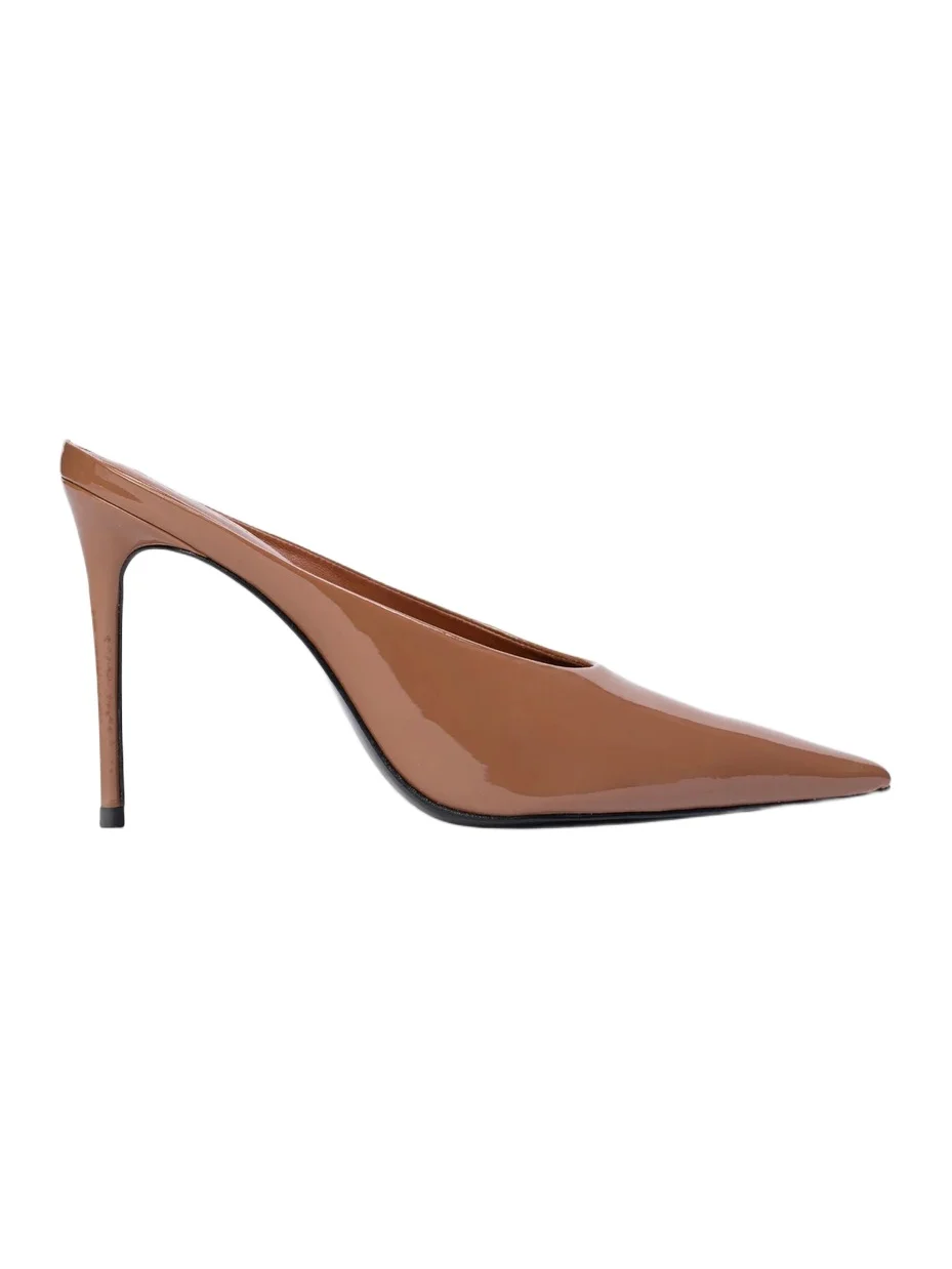 Black Suede Studio Women's Fallon 100MM Patent Pumps