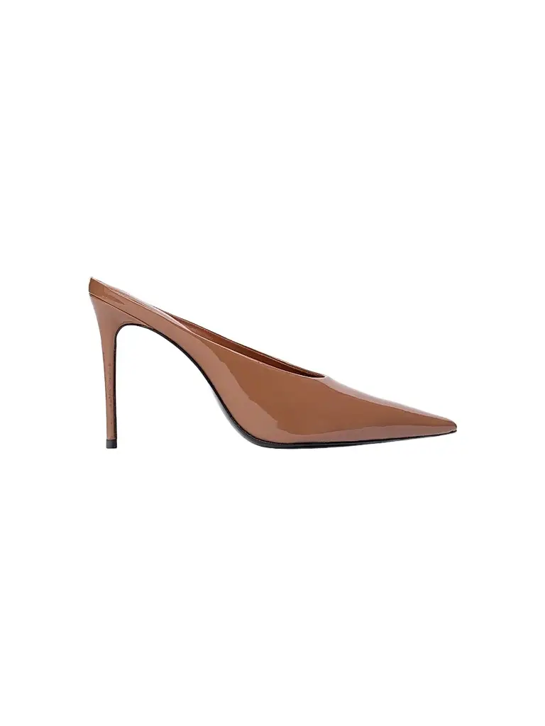 Black Suede Studio Women's Fallon 100MM Patent Pumps - Mousse Patent Leather - Size 11 | Image 1 Black Suede Studio Women's Fallon 100MM Patent Pumps - Mousse Patent Leather - Size 11 | Image 1