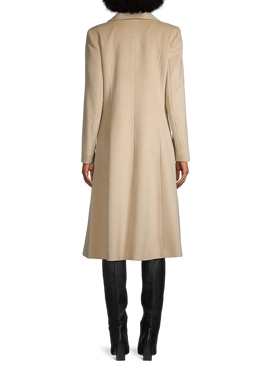 Sofia Cashmere Women's Natural Camelhair Princess Coat | Thumbnail 5 Sofia Cashmere Women's Natural Camelhair Princess Coat | Thumbnail 5