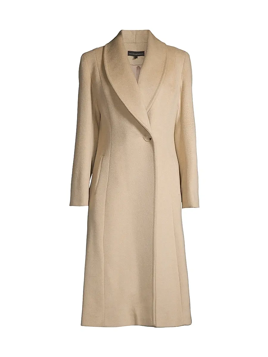 Sofia Cashmere Women's Natural Camelhair Princess Coat - Beige - Size 8 | Image 1 Sofia Cashmere Women's Natural Camelhair Princess Coat - Beige - Size 8 | Image 1