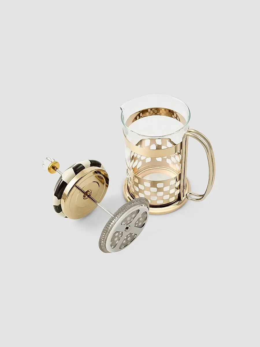 MacKenzie-Childs Courtly Check French Press | Thumbnail 2 MacKenzie-Childs Courtly Check French Press | Thumbnail 2
