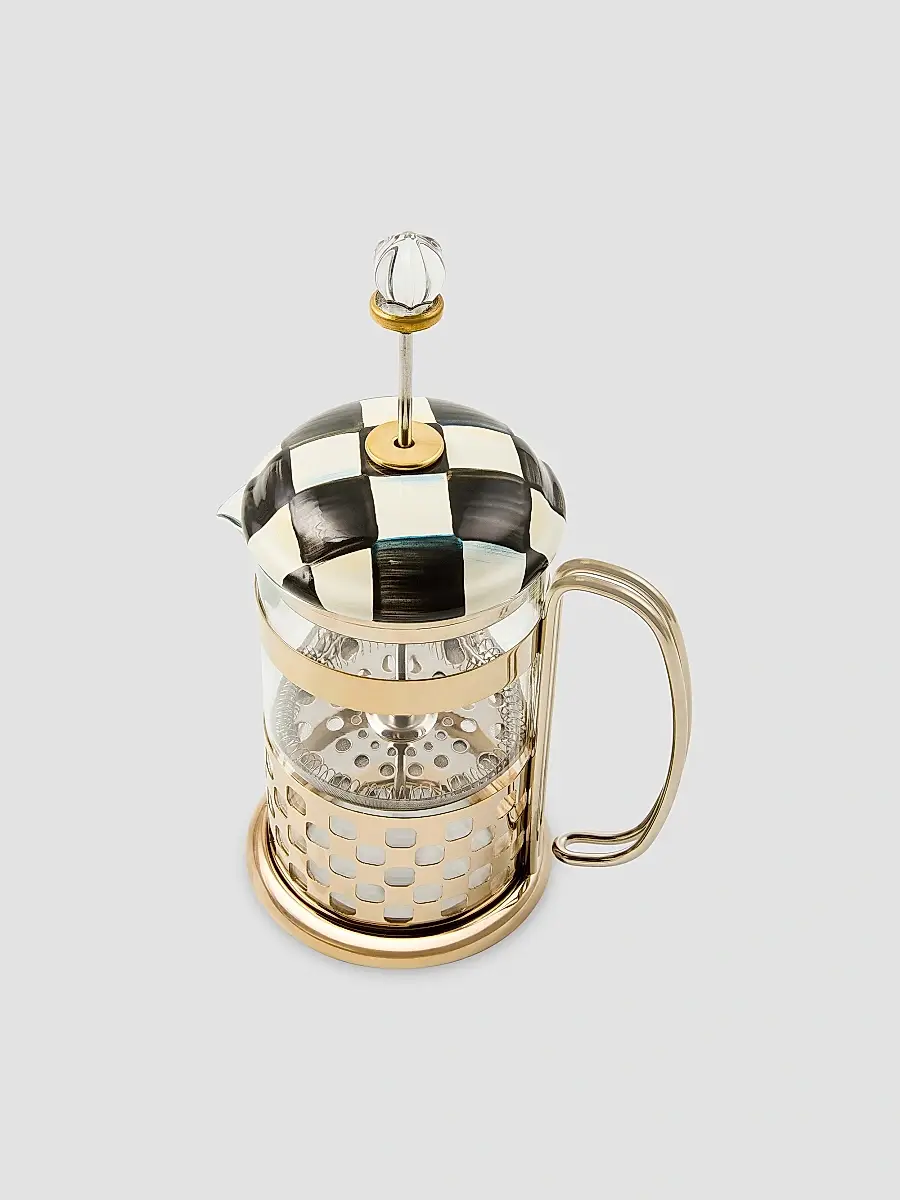 MacKenzie-Childs Courtly Check French Press | Thumbnail 3 MacKenzie-Childs Courtly Check French Press | Thumbnail 3