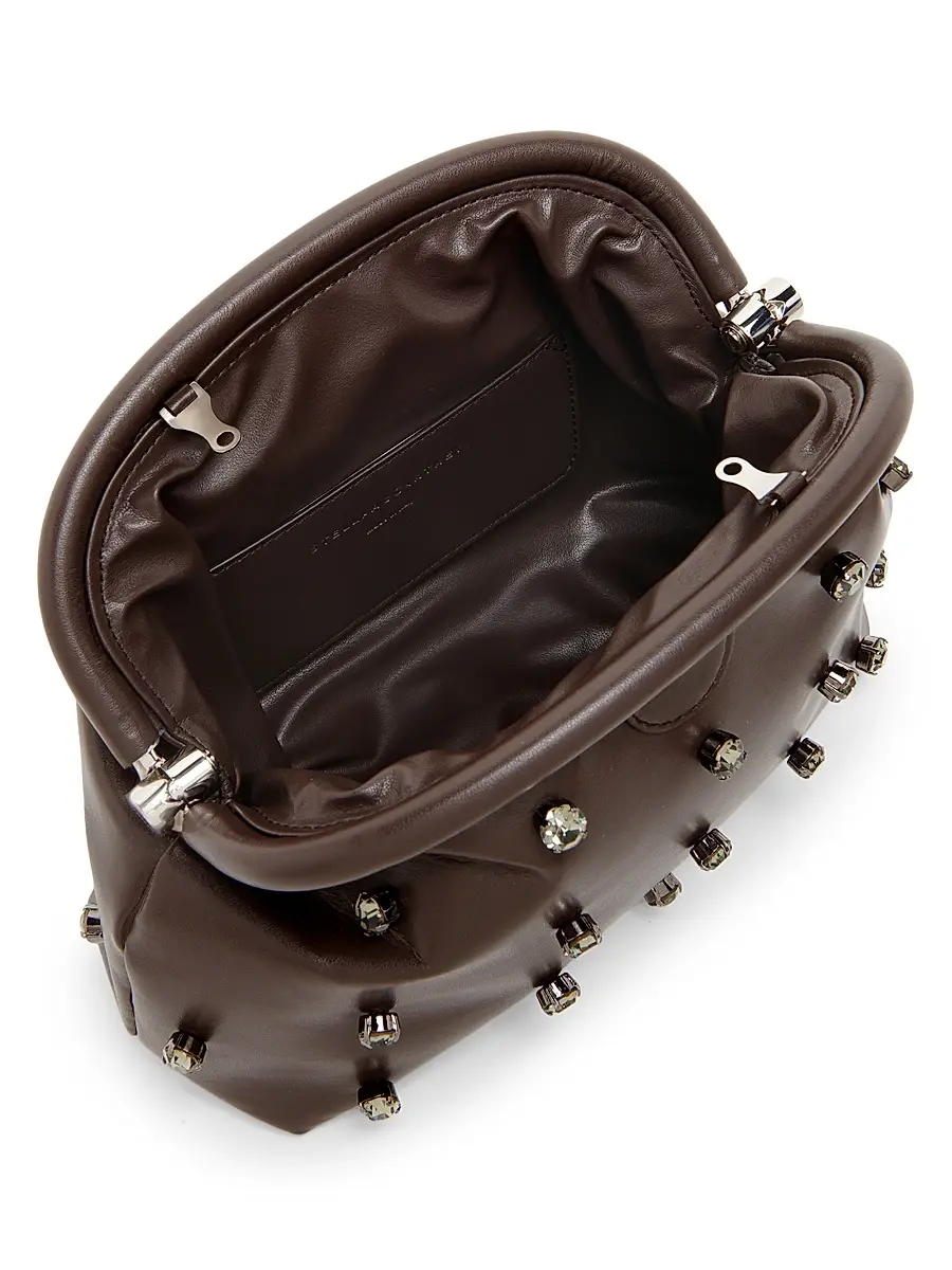 Stella McCartney Women's Falabella Crystal-Studded Clutch | Thumbnail 4 Stella McCartney Women's Falabella Crystal-Studded Clutch | Thumbnail 4