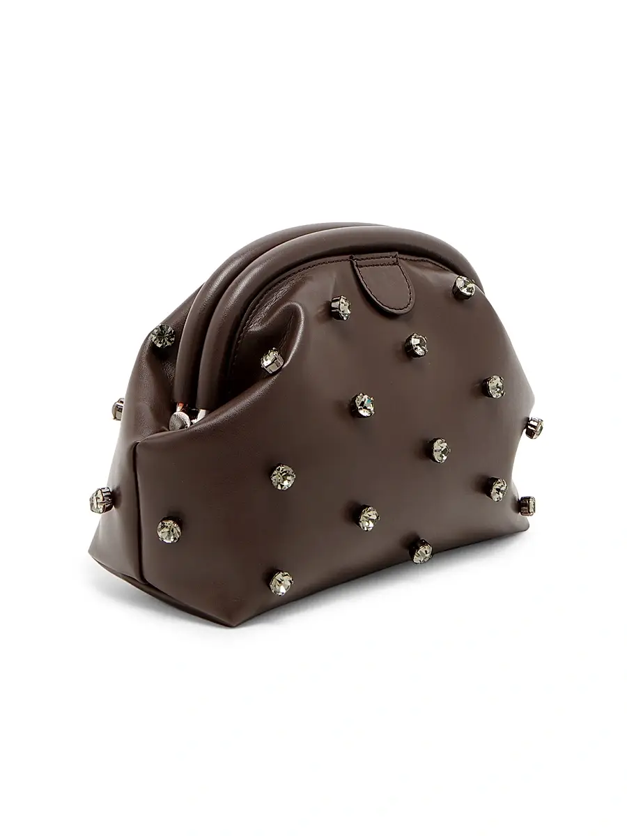 Stella McCartney Women's Falabella Crystal-Studded Clutch | Thumbnail 6 Stella McCartney Women's Falabella Crystal-Studded Clutch | Thumbnail 6