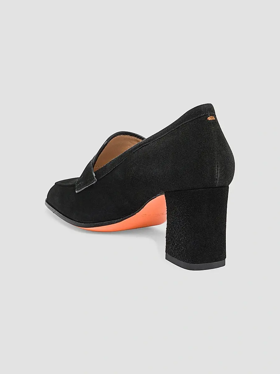 Santoni Women's Carla 65MM Suede Penny Loafer Pumps | Thumbnail 3 Santoni Women's Carla 65MM Suede Penny Loafer Pumps | Thumbnail 3