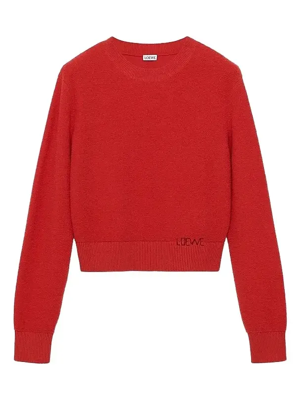 Women's Stitch Logo Wool Sweater