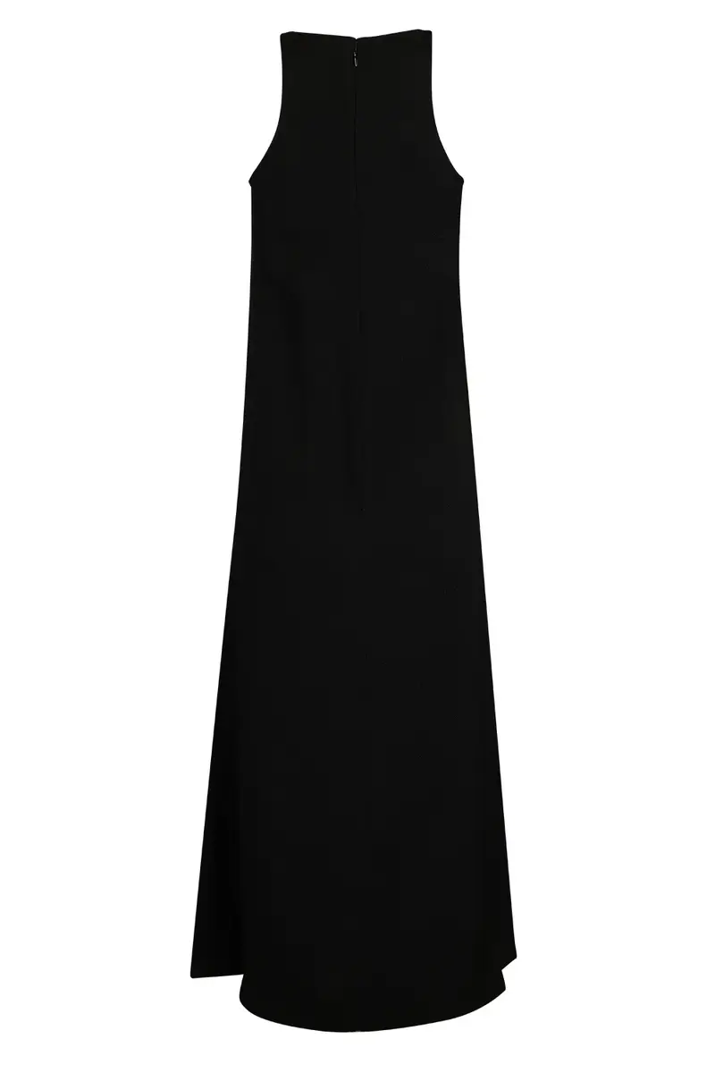 TOTEME Sleeveless Scoop Neck Sable Dress | Thumbnail 2 TOTEME Sleeveless Scoop Neck Sable Dress | Thumbnail 2