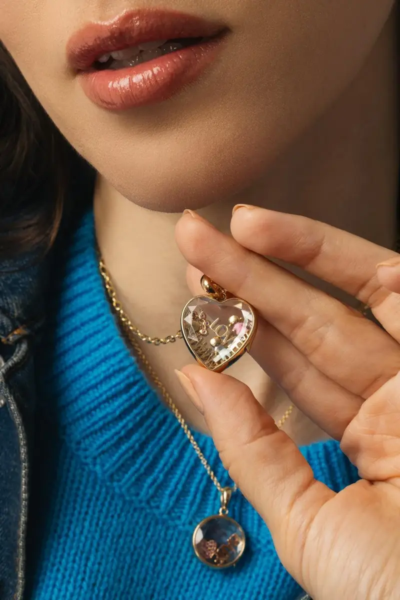 LOQUET Pink Sapphire Cat Paw Charm | Thumbnail 2 LOQUET Pink Sapphire Cat Paw Charm | Thumbnail 2