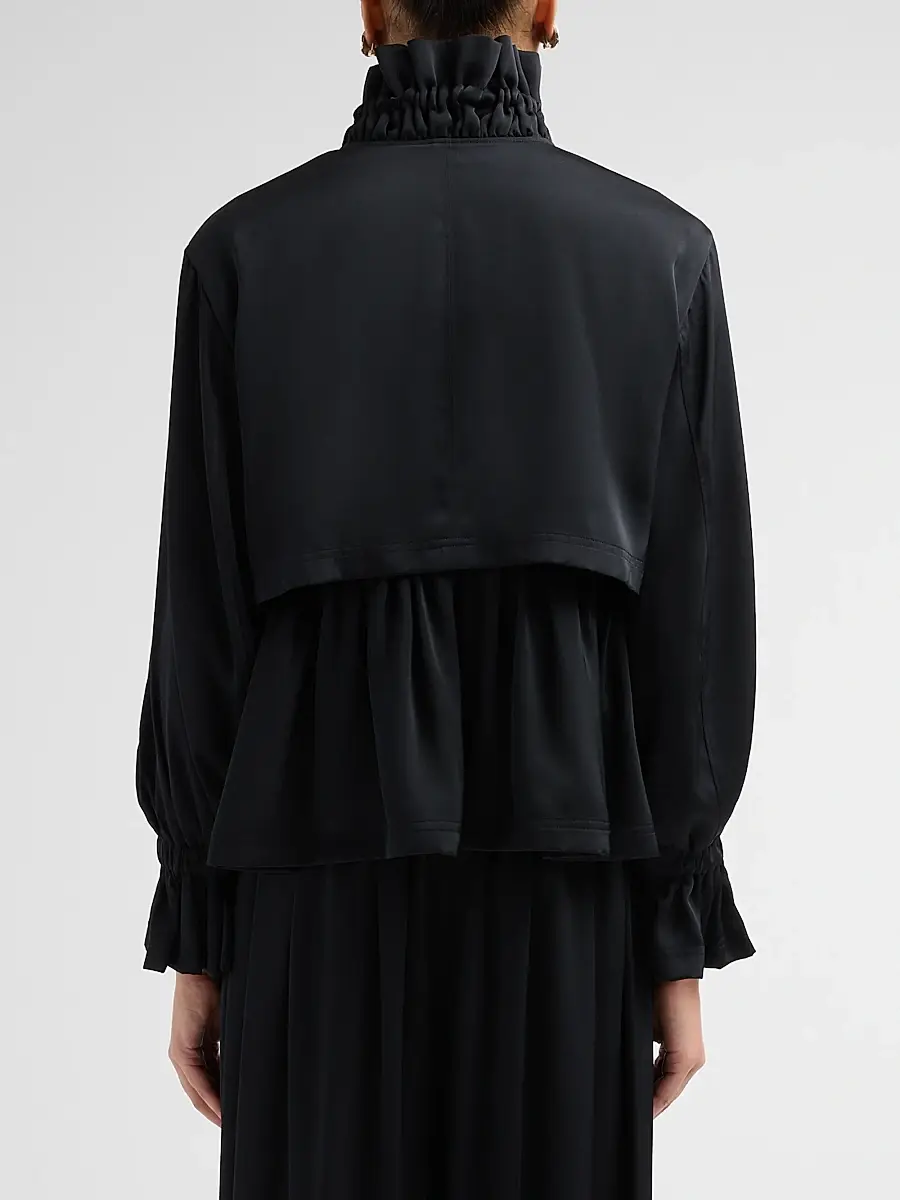 Cinq à Sept Women's Azira Ruffled Jacket | Thumbnail 3 Cinq à Sept Women's Azira Ruffled Jacket | Thumbnail 3