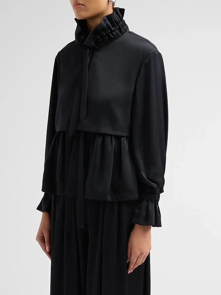 Cinq à Sept Women's Azira Ruffled Jacket | Thumbnail 4 Cinq à Sept Women's Azira Ruffled Jacket | Thumbnail 4