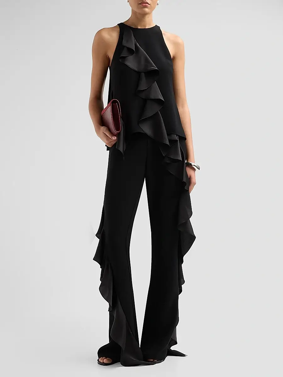 Cinq à Sept Women's Vivia Ruffled Top | Thumbnail 2 Cinq à Sept Women's Vivia Ruffled Top | Thumbnail 2