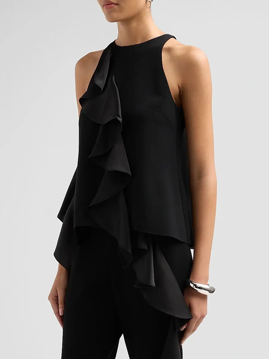 Cinq à Sept Women's Vivia Ruffled Top | Thumbnail 4 Cinq à Sept Women's Vivia Ruffled Top | Thumbnail 4