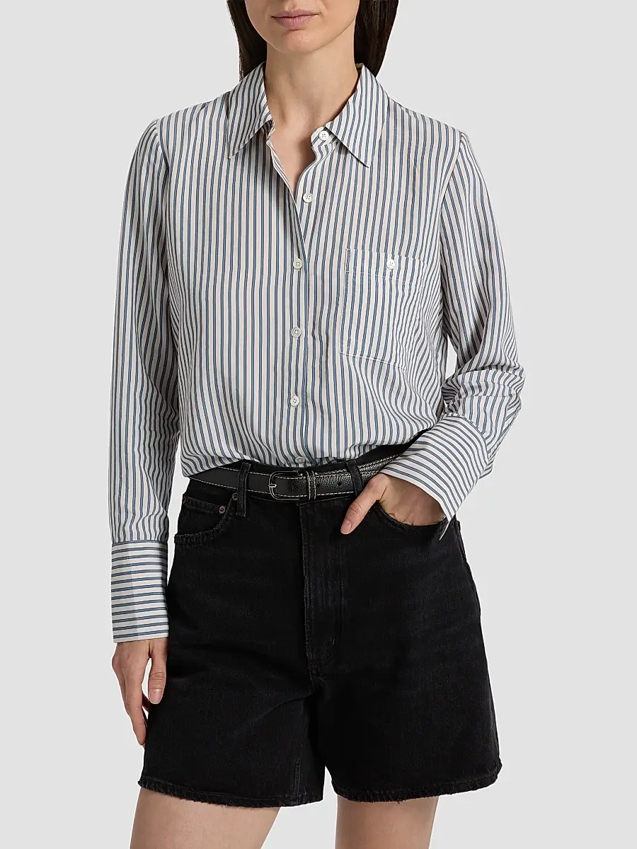 RAILS Women's Beck Striped Woven Shirt | Thumbnail 3