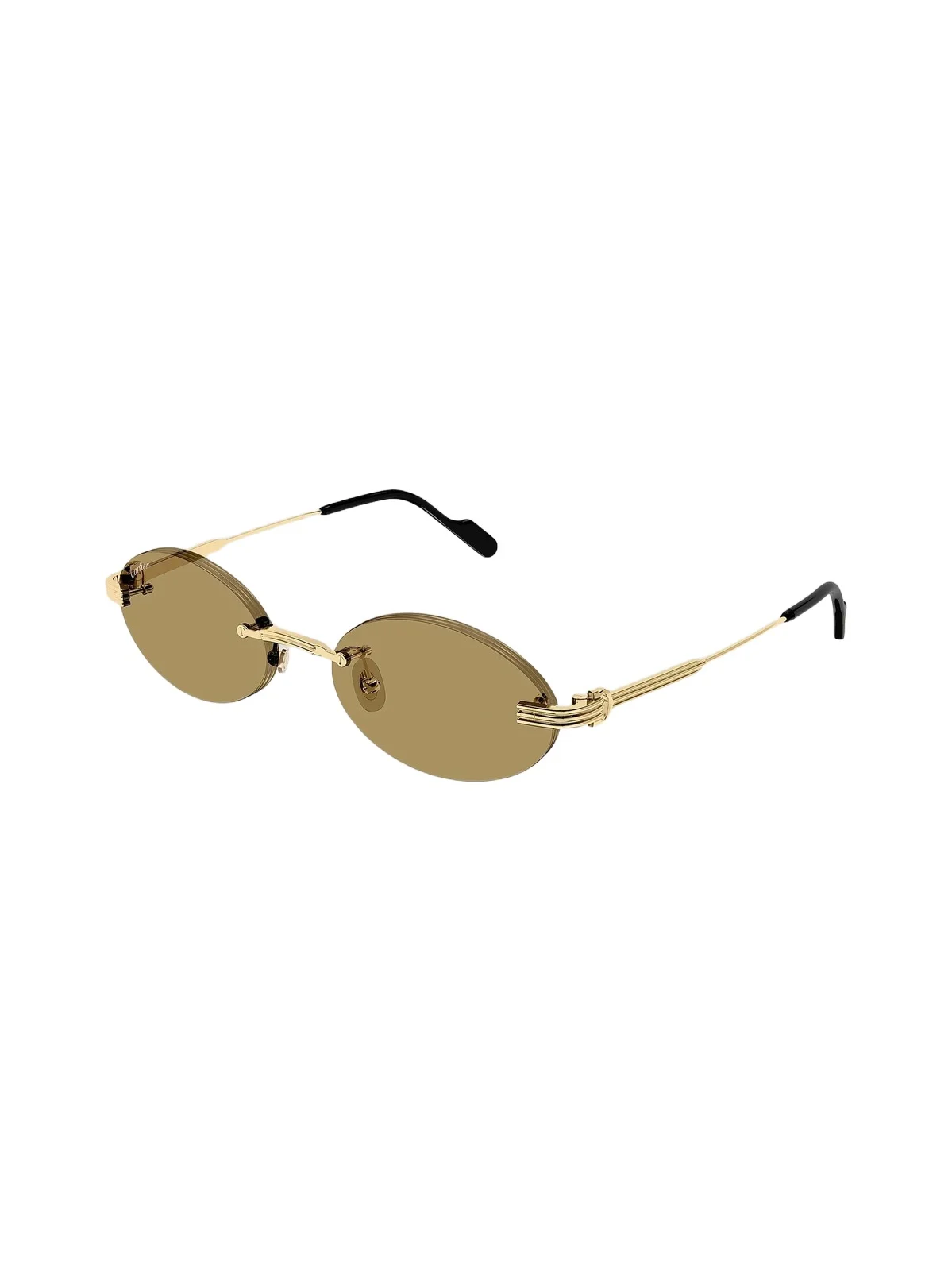 Women's Première de 53MM 24K-Gold-Plated Rimless Oval Sunglasses