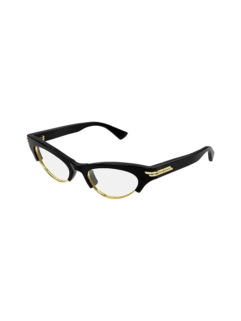Bottega Veneta Women's Bold Ribbon 52MM Cat-Eye Sunglasses - Black | Image 1 Bottega Veneta Women's Bold Ribbon 52MM Cat-Eye Sunglasses - Black | Image 1