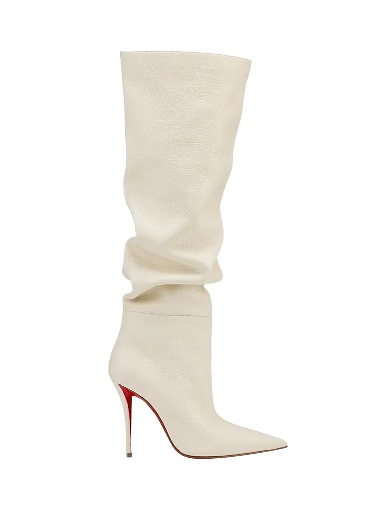Christian Louboutin Women's Zependris Knee High Boots - Suzuran | Image 1 Christian Louboutin Women's Zependris Knee High Boots - Suzuran | Image 1