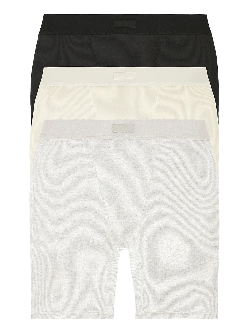 Cotton Rib 3 Pack Boxer Short Cotton Rib 3 Pack Boxer Short